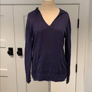 Lily Pulitzer navy hooded sweater
